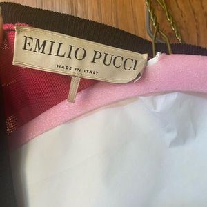 Colorful classic Emilio Pucci dress. Silk